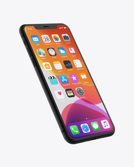 Iphone Xr Clay Mockup In Device Mockups On Yellow Images Object Mockups