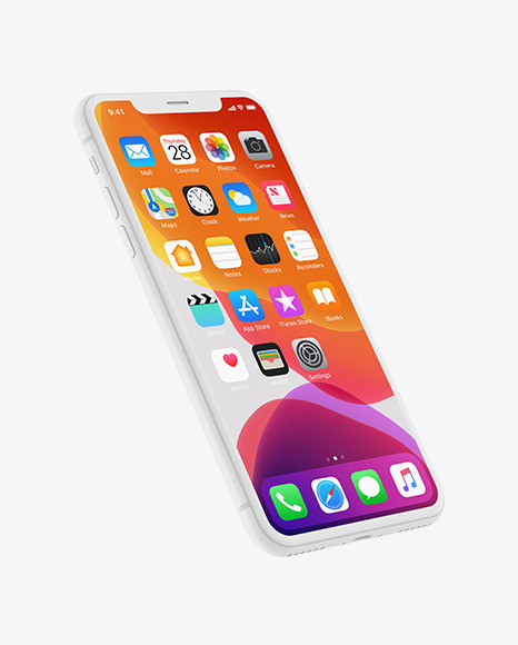 Download Iphone Xr Clay Mockup In Device Mockups On Yellow Images Object Mockups PSD Mockup Templates