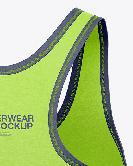 Download Women S Underwear Kit Back View In Apparel Mockups On Yellow Images Object Mockups