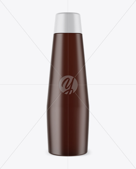 Amber Bottle Mockup PSD #3