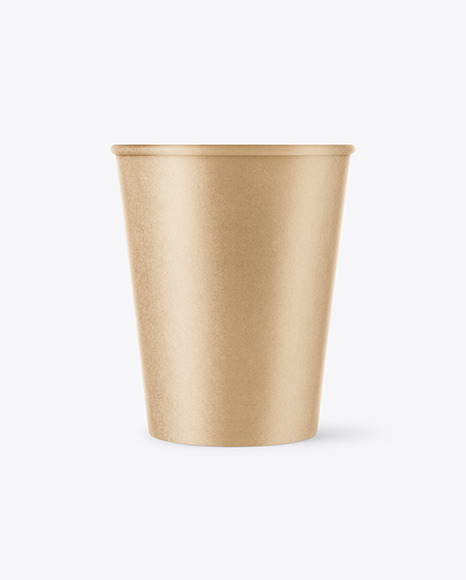 Download Kraft Coffee Cup With Straw Mockup In Cup Bowl Mockups On Yellow Images Object Mockups PSD Mockup Templates