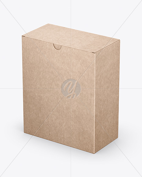 Download Kraft Box Mockup In Box Mockups On Yellow Images Object Mockups