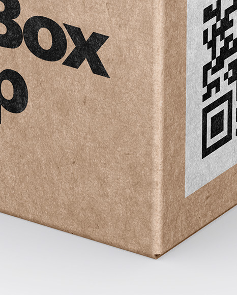 Download Kraft Box Mockup in Box Mockups on Yellow Images Object Mockups