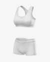 Download Women S Underwear Kit Front Half Side View In Apparel Mockups On Yellow Images Object Mockups
