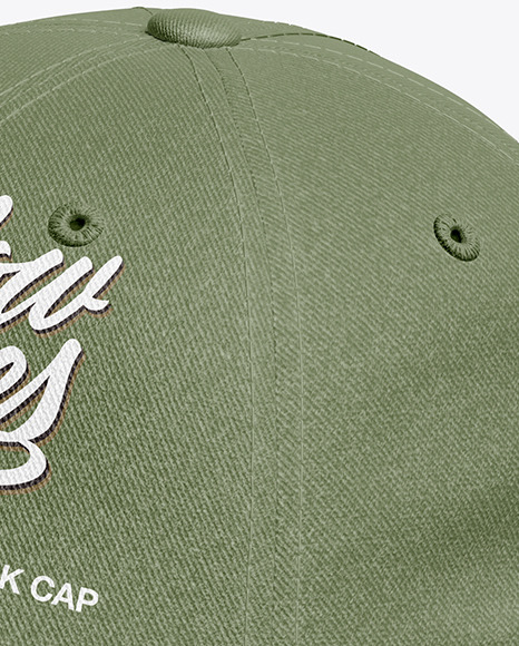 Snapback Cap Mockup PSD #5