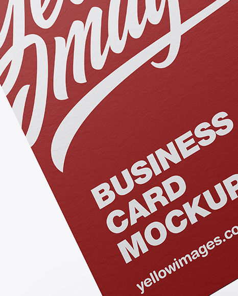 Paper Business Cards Mockup PSD #2