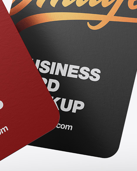 Paper Business Cards Mockup PSD #1