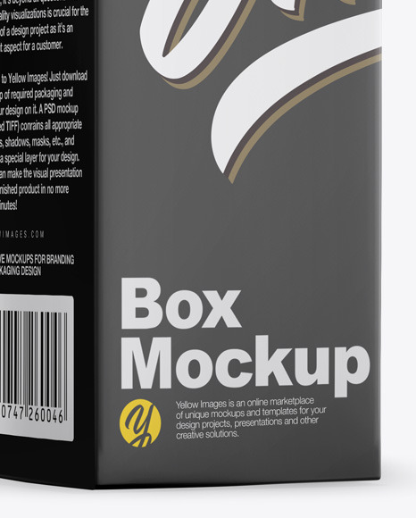 Download Dropper Bottle Matte Box Mockup In Bottle Mockups On Yellow Images Object Mockups