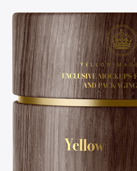 Download Wooden Tube Psd Mockup Yellowimages