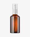 Amber Spray Bottle Mockup