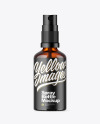 Amber Spray Bottle Mockup