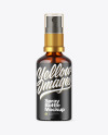 Amber Spray Bottle Mockup