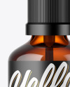 Amber Spray Bottle Mockup