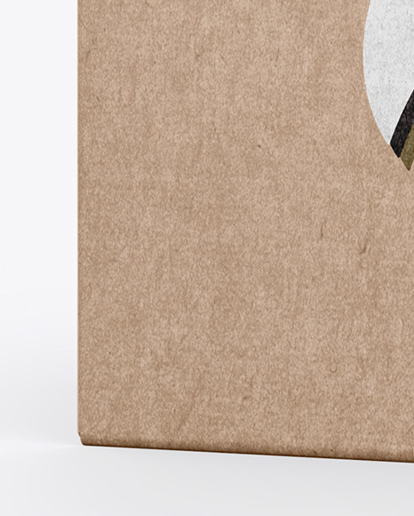 Kraft Box Mockup PSD #2