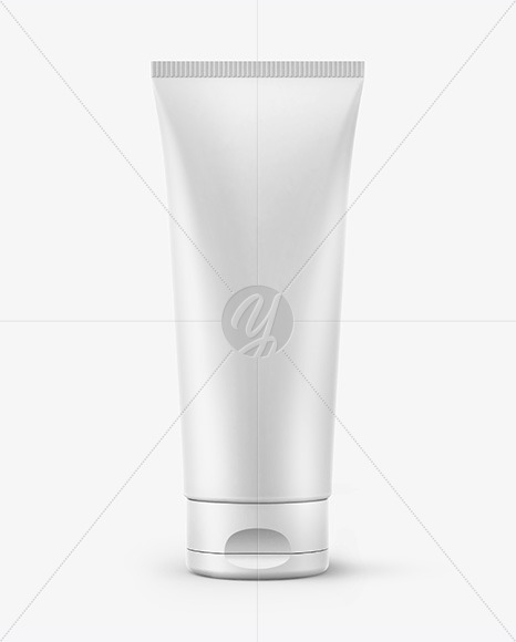 Download Matte Plastic Cosmetic Tube Mockup in Tube Mockups on Yellow Images Object Mockups