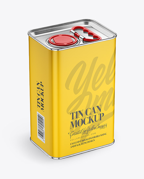 Download Oil Tin Can Mockup In Can Mockups On Yellow Images Object Mockups Yellowimages Mockups