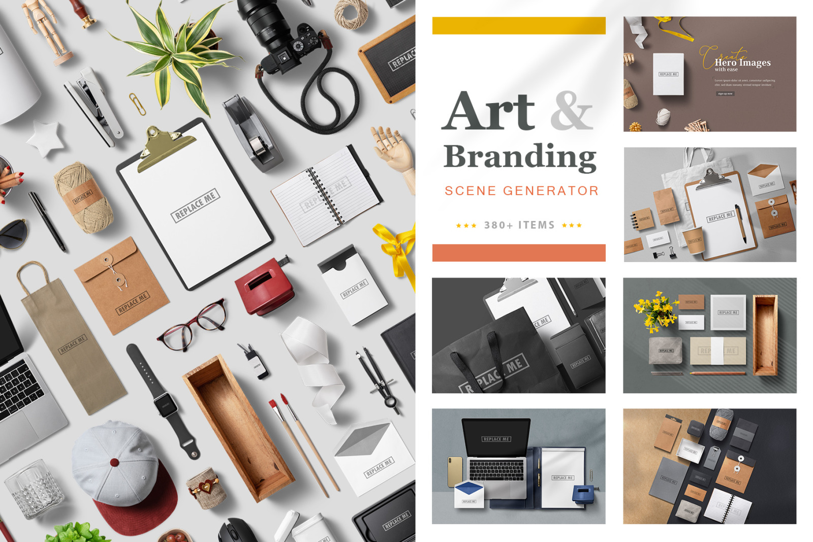 Download Art Branding Scene Generator In Scene Generators On Yellow Images Creative Store