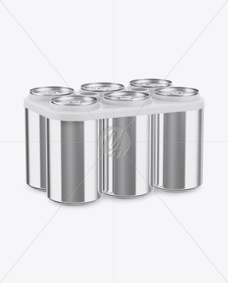 Download Glossy Metallic Cans Mockup In Can Mockups On Yellow Images Object Mockups PSD Mockup Templates