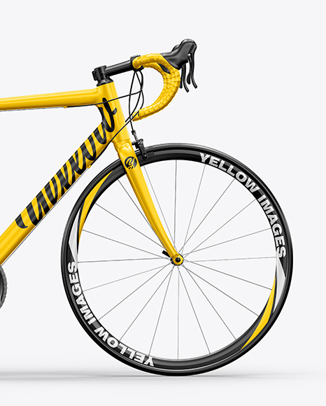 Download Road Universal Bicycle Mockup Right Side View In Vehicle Mockups On Yellow Images Object Mockups Yellowimages Mockups