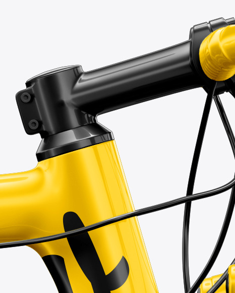 Download Road Universal Bicycle Mockup Right Side View In Vehicle Mockups On Yellow Images Object Mockups PSD Mockup Templates