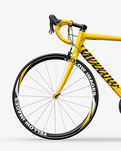 Download Road Universal Bicycle Mockup Left Side View In Vehicle Mockups On Yellow Images Object Mockups Yellowimages Mockups