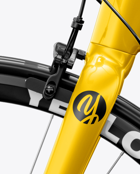 Download Road Universal Bicycle Mockup Left Side View In Vehicle Mockups On Yellow Images Object Mockups PSD Mockup Templates