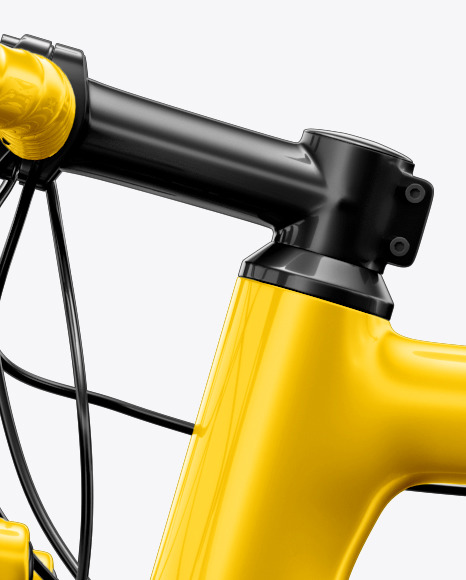 Download Road Universal Bicycle Mockup Left Side View In Vehicle Mockups On Yellow Images Object Mockups PSD Mockup Templates