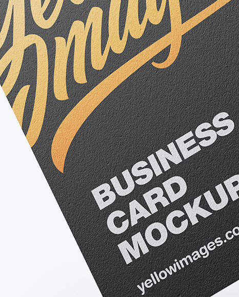 Textured Business Cards Mockup PSD #2