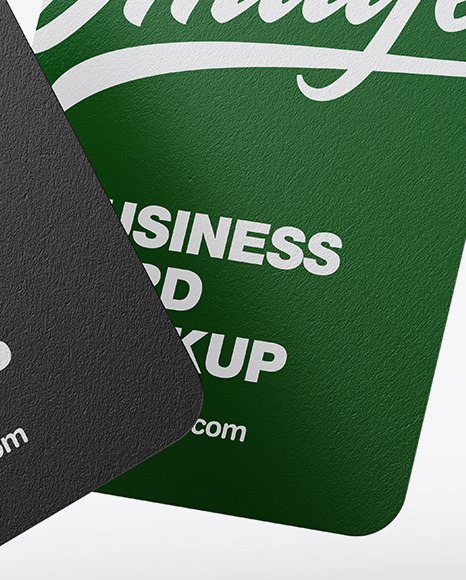 Textured Business Cards Mockup PSD #1