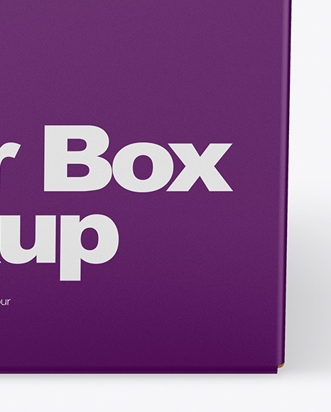 Paper Box Mockup PSD #1
