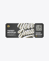 Paper Ticket Mockup