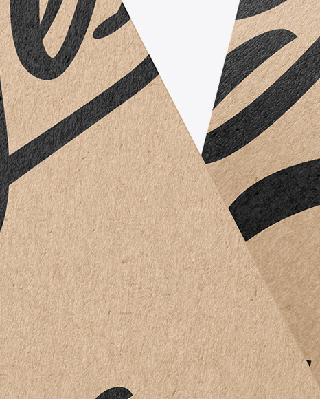 Kraft Business Cards Mockup PSD #6