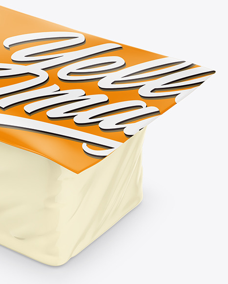 Download Cream Cheese Pack Mockup in Packaging Mockups on Yellow Images Object Mockups