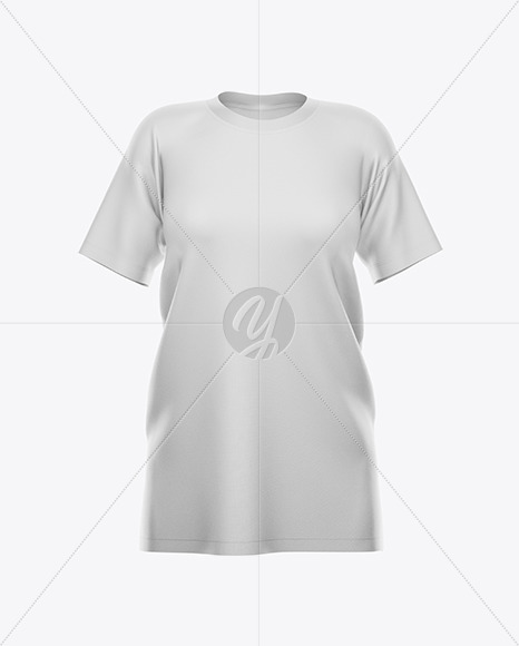 Download Women S Baggy T Shirt Mockup In Free Mockups On Yellow Images Object Mockups