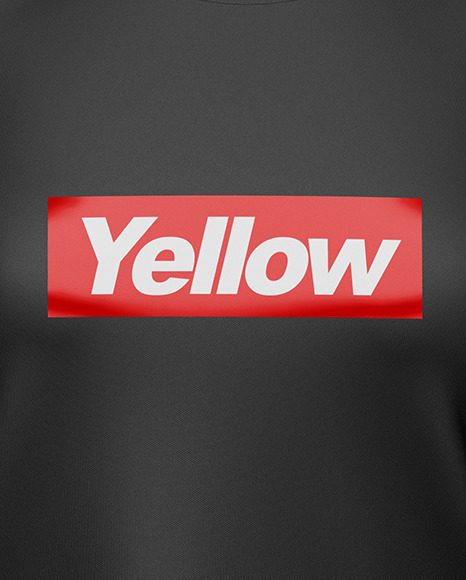 Download Women's Baggy T-Shirt Mockup in Free Mockups on Yellow ...