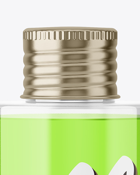 Clear Plastic Bottle Mockup PSD #6