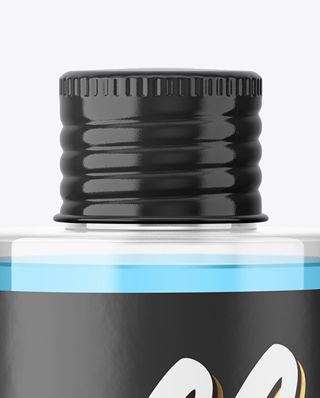 Clear Plastic Bottle Mockup PSD #5