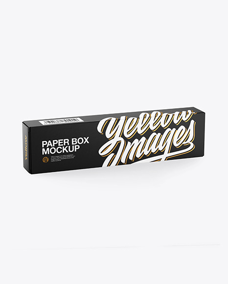 Download Paper Box With Spaghetti Mockup In Box Mockups On Yellow Images Object Mockups PSD Mockup Templates