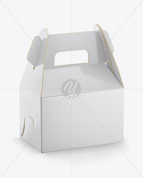 Download Glossy Paper Box Mockup In Box Mockups On Yellow Images Object Mockups