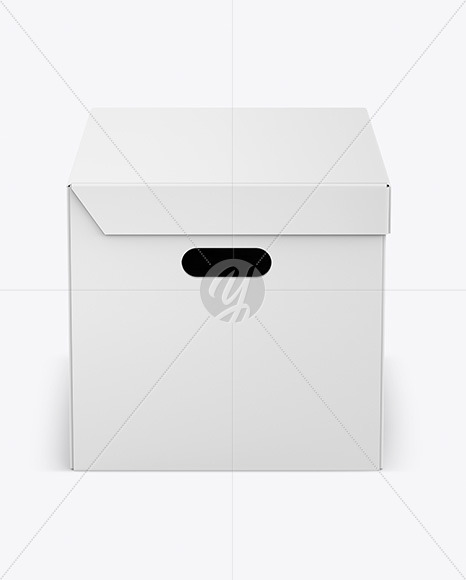 Download Paper Box Mockup In Box Mockups On Yellow Images Object Mockups