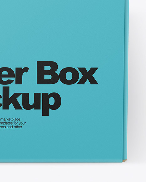 Paper Box Mockup PSD #1