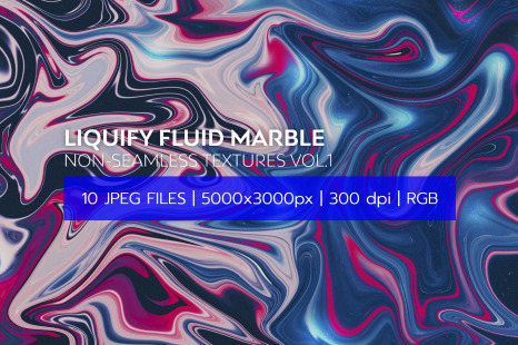 Liquify Fluid Marble - Non-Seamless Textures Vol.1