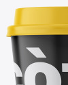Glossy Coffee Cup Mockup