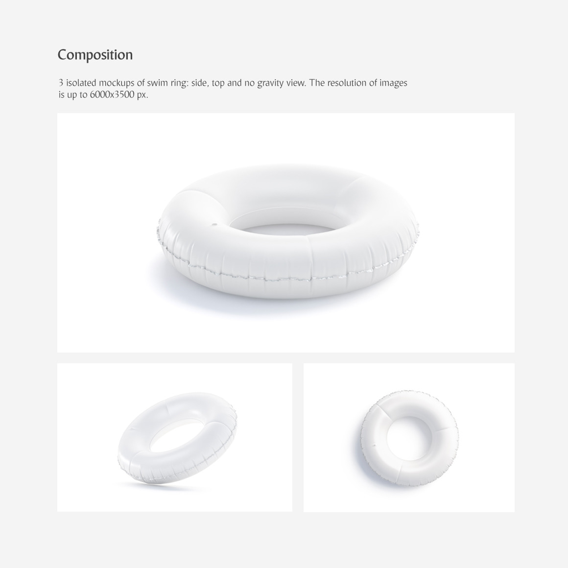 Download Swim Ring Mockup In Product Mockups On Yellow Images Creative Store