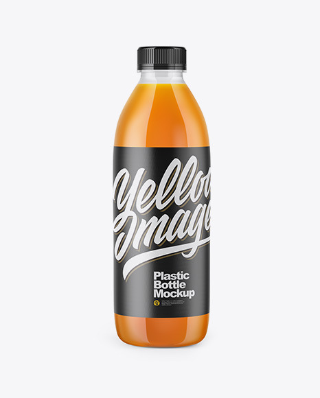 Download Clear Bottle With Carrot Juice Mockup Designs Zone PSD Mockup Templates