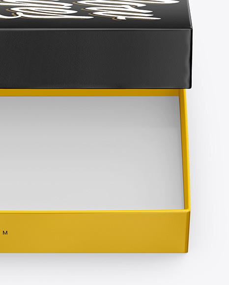 Glossy Box Mockup PSD #1