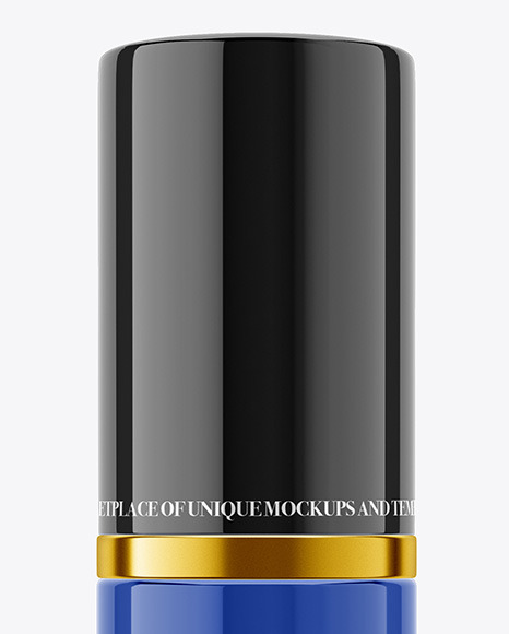 Glossy Plastic Cosmetic Bottle Mockup PSD #3