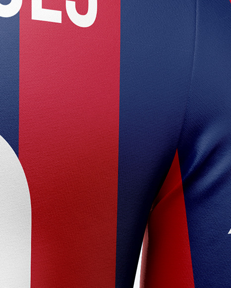 Men’s Soccer Jersey Mockup PSD #6