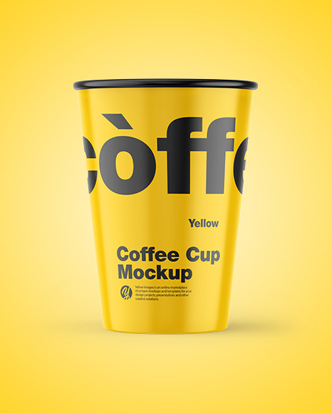 Glossy Coffee Cup Mockup PSD #2
