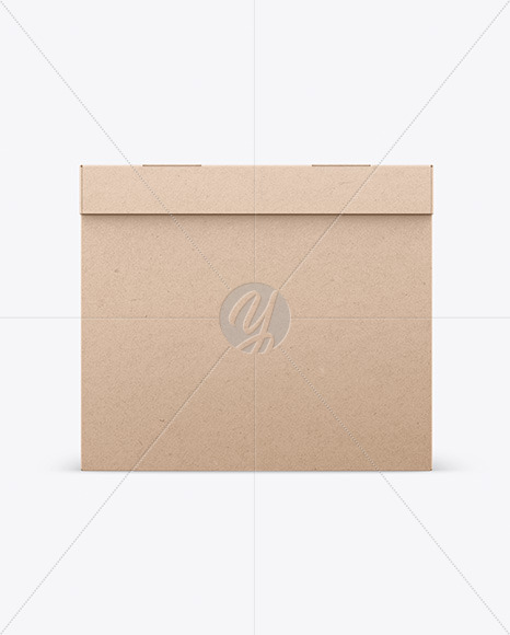 Download Kraft Box Mockup In Box Mockups On Yellow Images Object Mockups PSD Mockup Templates